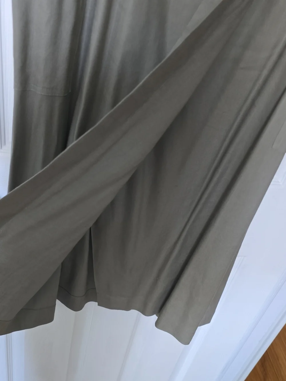 Modern Citizen Olive Midi Skirt with D-Ring Belt